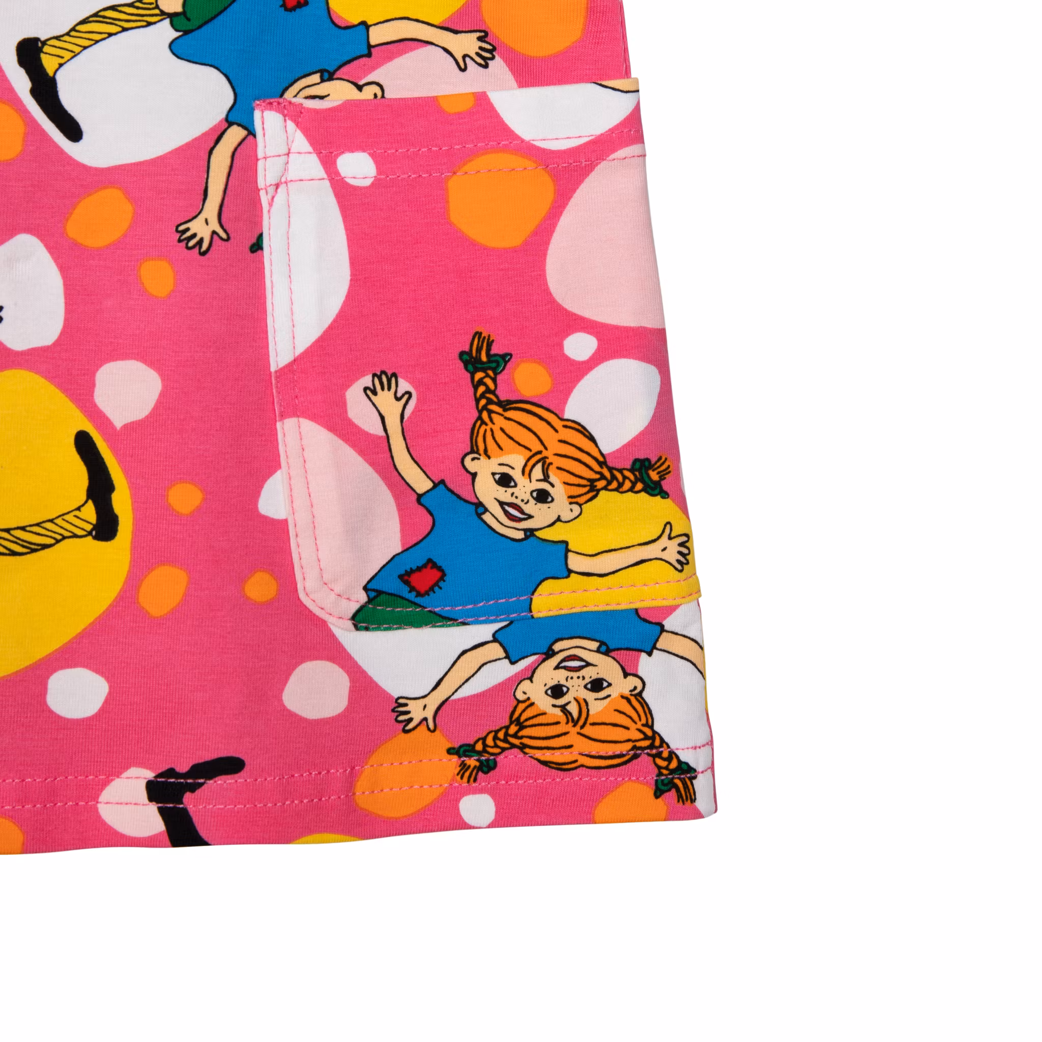 Pippi Hjulning klänning baby anilin