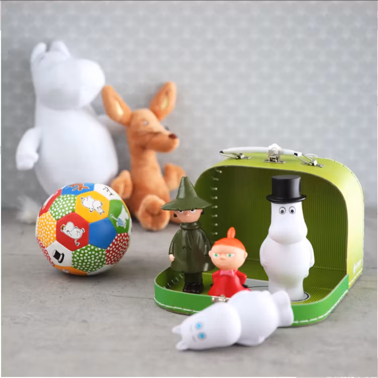 Mumin Badfigurer med badkar