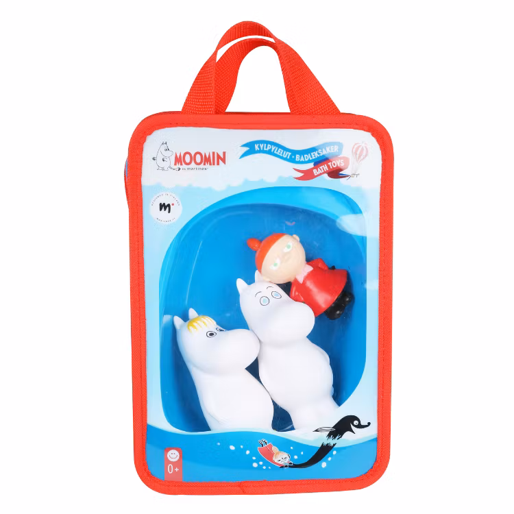 Mumin Badfigurer med badkar