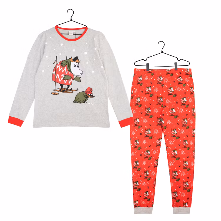 Mumin Ynk pyjamas herr röd - Stl. XXL