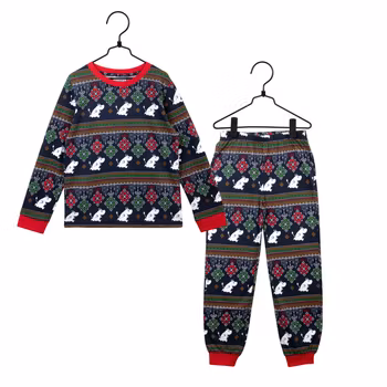 Mumin Ornament pyjamas barn mörkblå