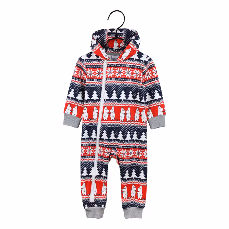 Mumin Jul overall baby röd