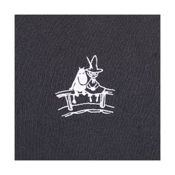 Mumin Outa huvtröja Bro svart herr