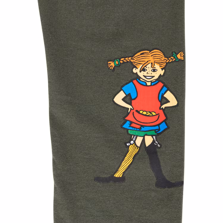 Pippi Prickigt leggings mossa - Stl. 128cl