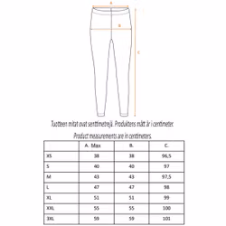 Mumin Elise leggings Orkide sand