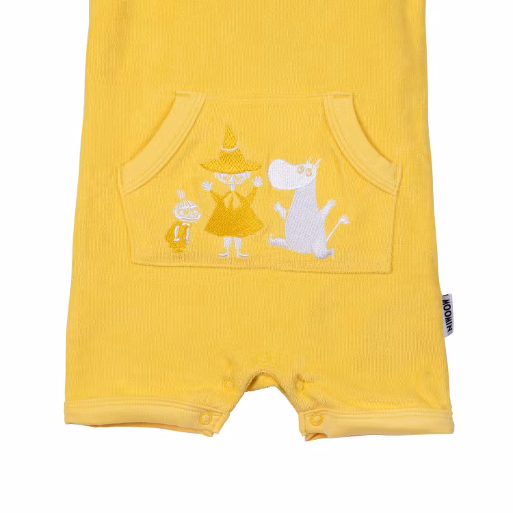 Mumin Frotteplaysuit Gul - Stl. 56cl