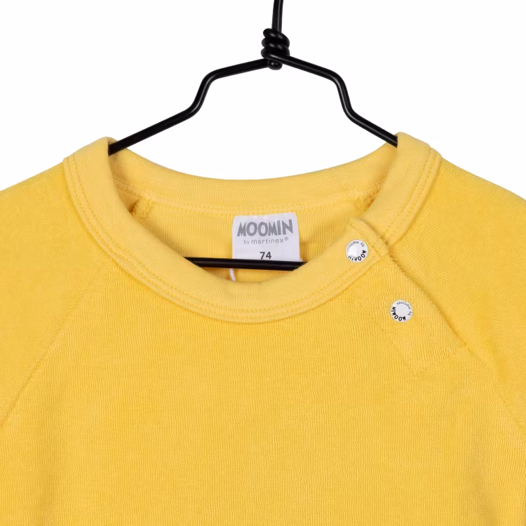 Mumin Frotteplaysuit Gul - Stl. 56cl