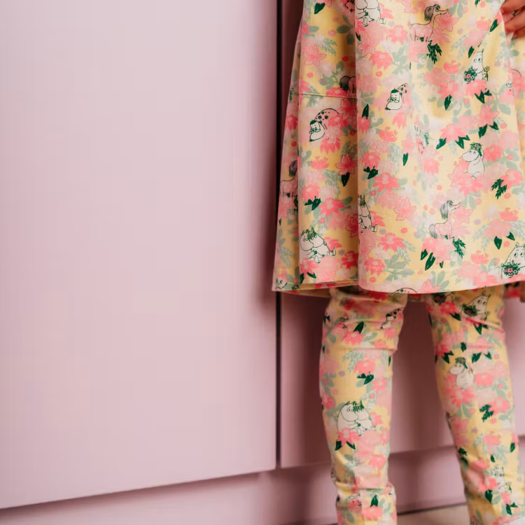 Mumin Oas leggings gula