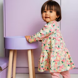 Mumin Oas klänning baby gul