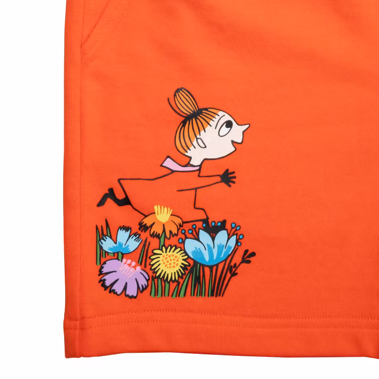 Mumin Lyyli Shorts Lilla My röd