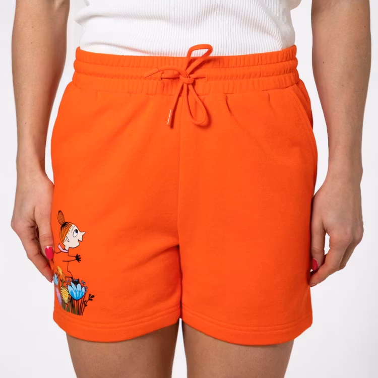 Mumin Lyyli Shorts Lilla My röd