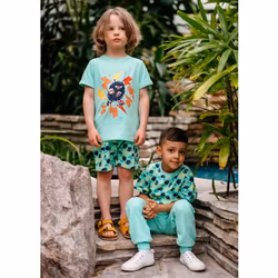 Mumin Palm T-shirt mintgrön