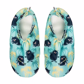 Mumin Palm non-slip toffla mintgrön