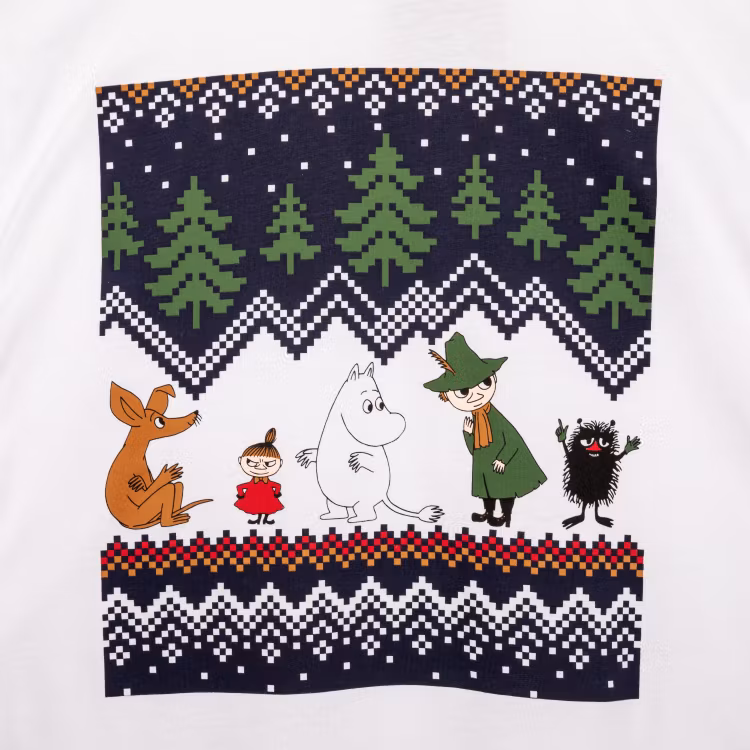 Mumin Oiva t-shirt Bergstrakt naturvit