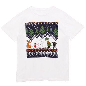 Mumin Oiva t-shirt Bergstrakt naturvit