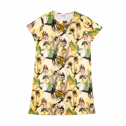 Mumin Orkide nattlinne ljusgul - Stl. S