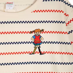 Pippi Mira Sweatshirtklänning Rutrand kitt