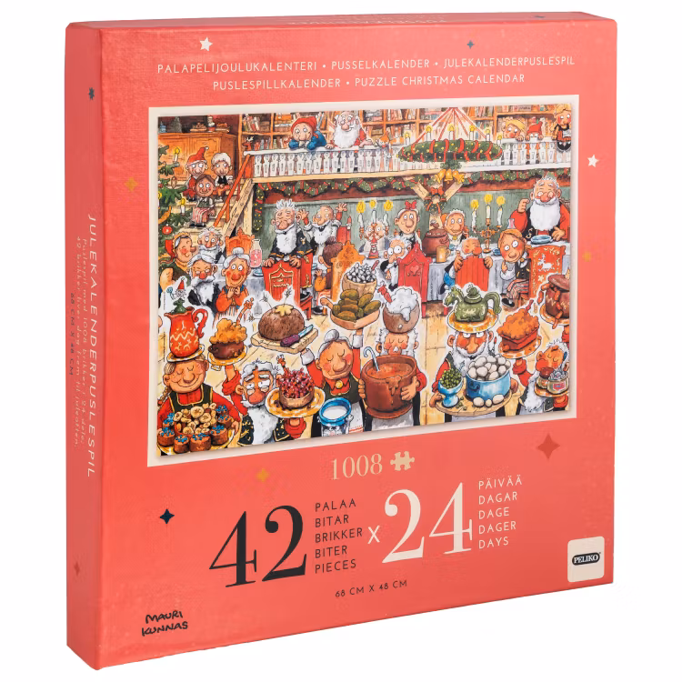 Pusseljulkalender 1008 bitar