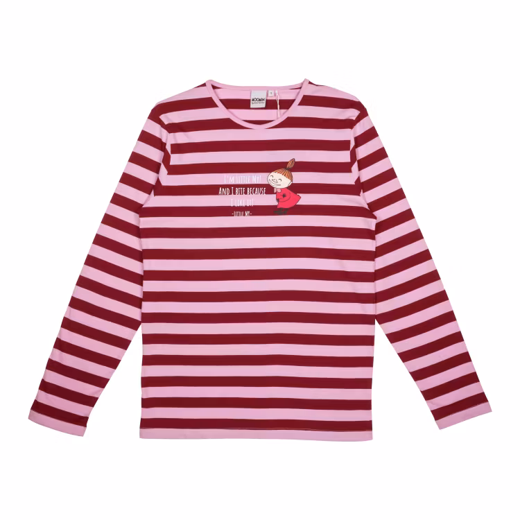 Mumin Kuisma tröja My rand mörkröd