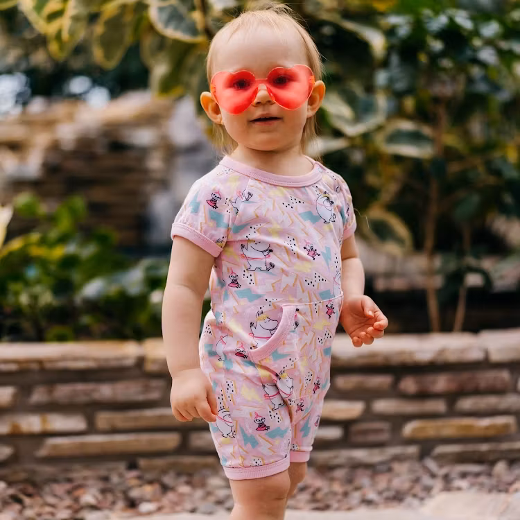 Mumin Dansare playsuit rosa