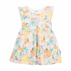 Mumin Somrigt klänning baby vit