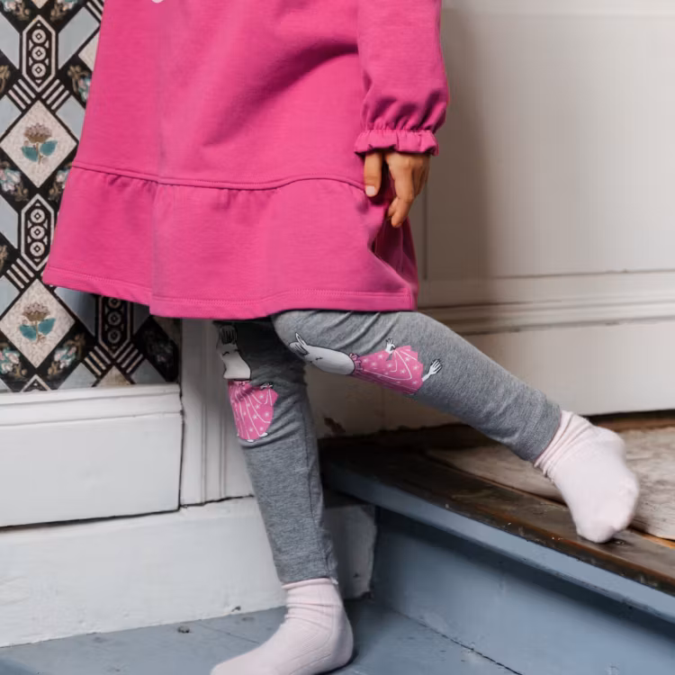 Mumin Mannekäng leggings mörkgrå