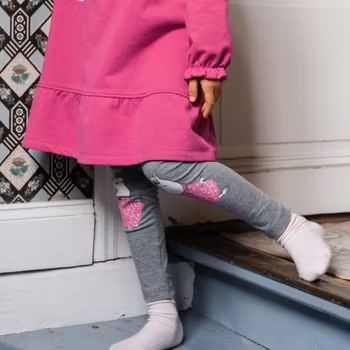 Mumin Mannekäng leggings mörkgrå