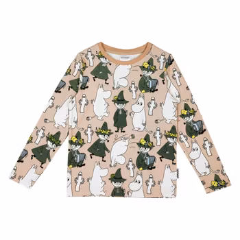 Mumin Polaren tröja beige