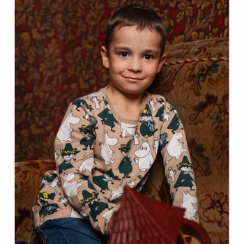 Mumin Polaren tröja beige
