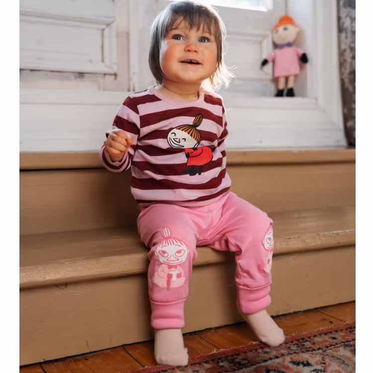 Mumin Bagare byxa baby rosa