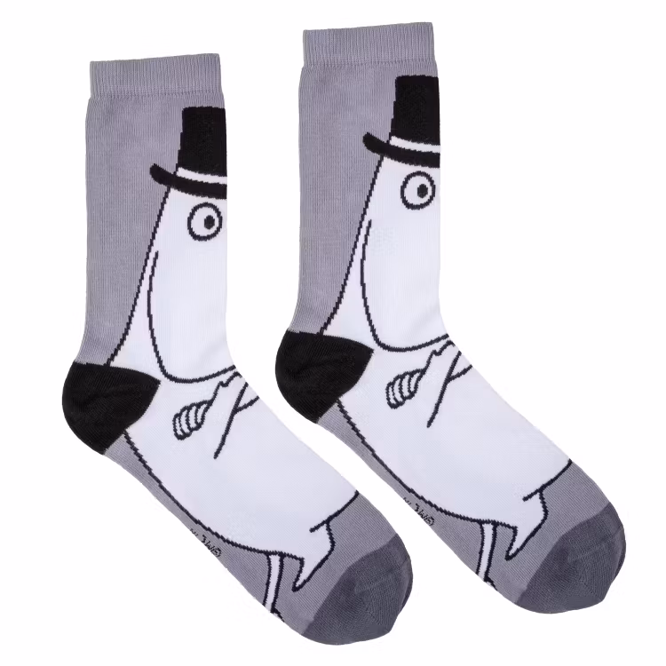 Mumin Muminpappan strumpor grå
