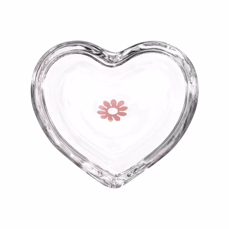MUURLA - Mumin glasburk med lock 11,5 cm tillsammans rosa