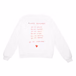 MA-IA Värdefull collegetröja naturvit vuxen