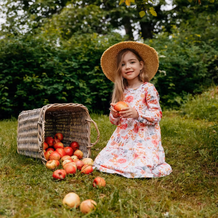 MA-IA Dahlia klänning nvit