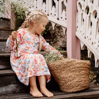 MA-IA Dahlia klänning nvit