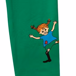 Pippi leggings grön