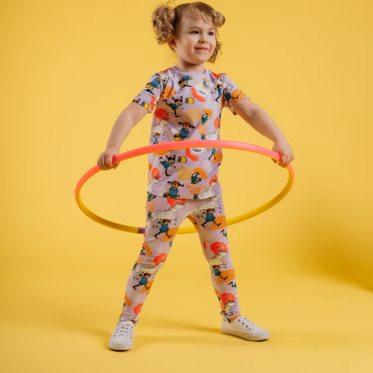 Pippi Glad leggings lila