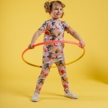 Pippi Glad leggings lila