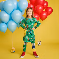 Pippi Kalas klänning grön