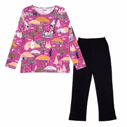 Mumin Skörd pyjamas LS hallon