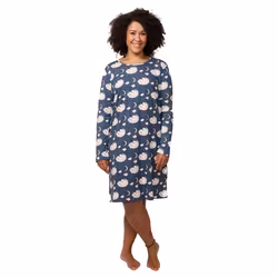 Mumin Tupplur nattlinne LS blå