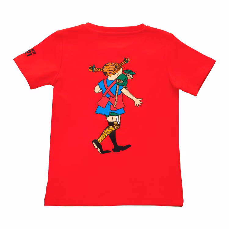 Pippi och Herr Nilsson t-shirt röd