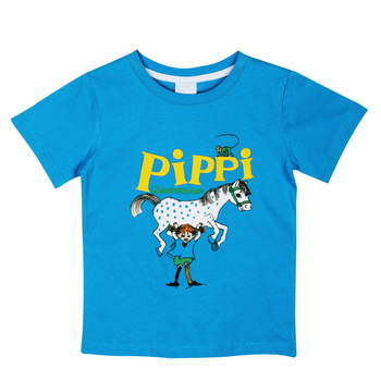 Pippi t-shirt blå