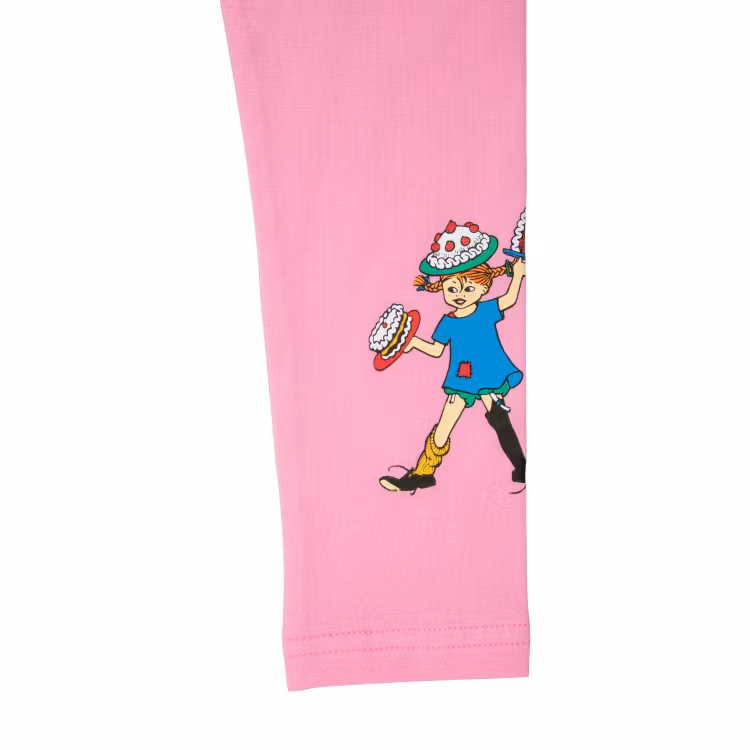 Pippi Tårta leggings rosa