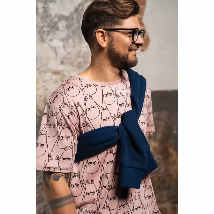 Mumin Alvi t-shirt Ilska rosa