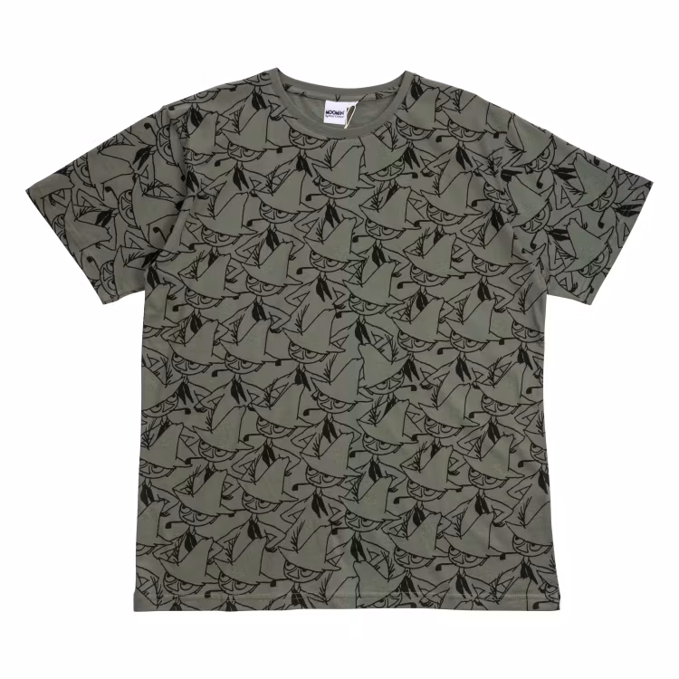Mumin Alvi t-shirt Fundering grön