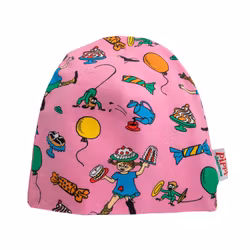 Pippi fest mössa rosa