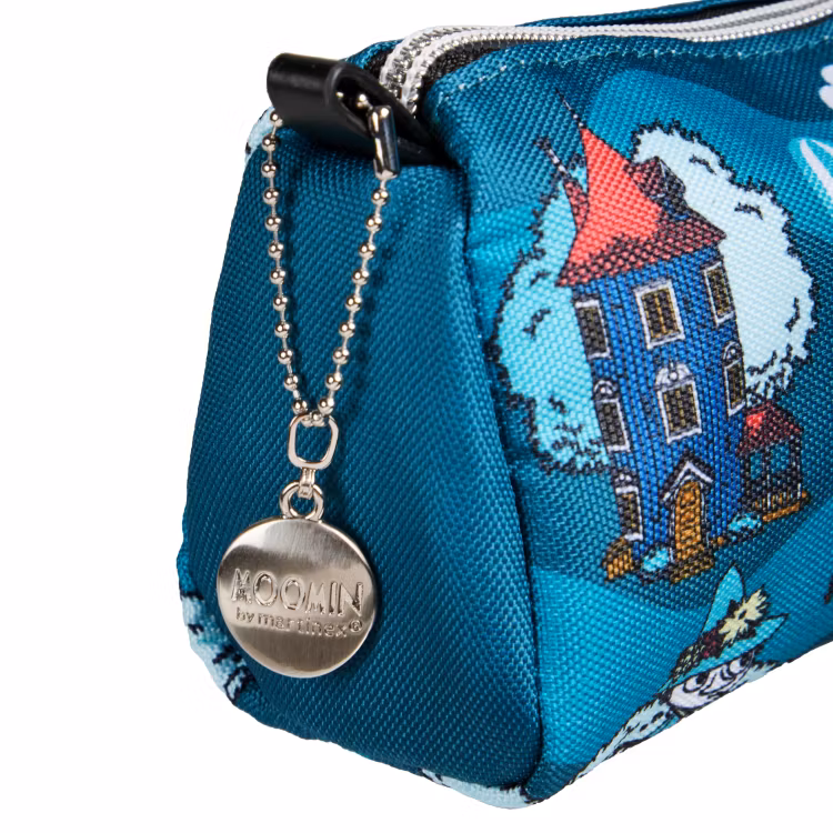 Mumin Ruttu pennfodral Gård teal