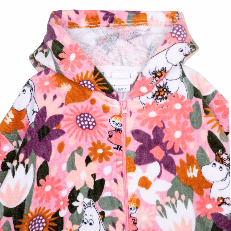 Mumin Somrigt badrock rosa