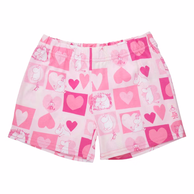 Mumin Älskad shortspyjamas rosa